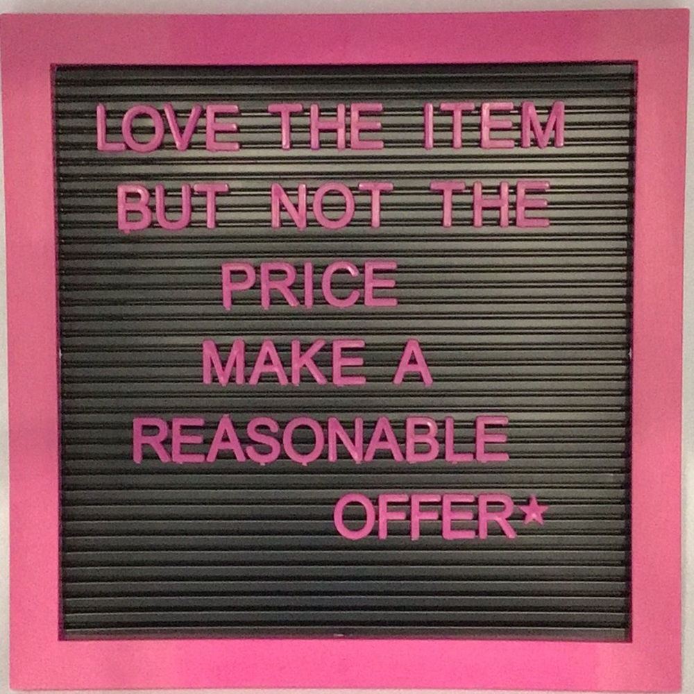 Love The Item But Not The Price Make A Reasonable Offer